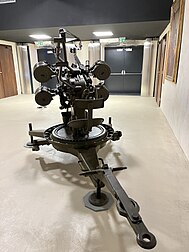 Ansicht von hinten 12,7-mm-AA Gun vz.53