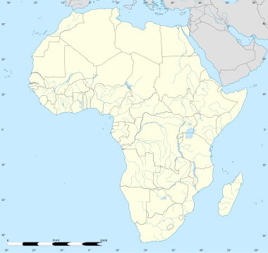 Localisation des villes d'Afrique et Moyen-Orient jumelées avec Bordeaux