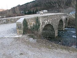 Dolenje, most na Vipavi
