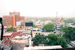 English: Rooftop view of Allahabad