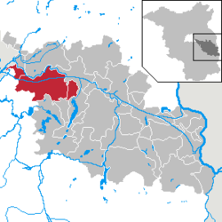 Comunità amministrativa di Spreenhagen – Mappa