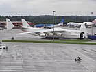 L'Antonov An-225 à l'aéroport de Manchester