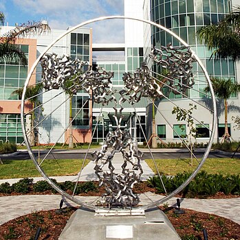 „Анђео Запада”, челична скулптура Јулијана Фоса Андреа (Флорида, САД)