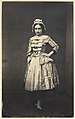 Portrait d'une femme inconnue dans un costume de théâtre, 1856.