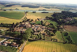 An aerial view of Baraigne