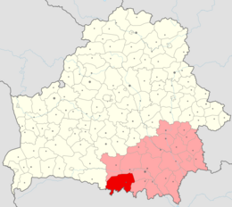 Distretto di Lel'čycy – Localizzazione