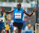 Benjamin Kiplagat Rang sechs in 8:24,44 min