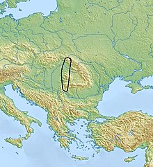 Map showing the extent of the Bodrogkeresztúr culture