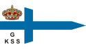 Burgee of Göteborgs Kungliga Segelsällskap.svg