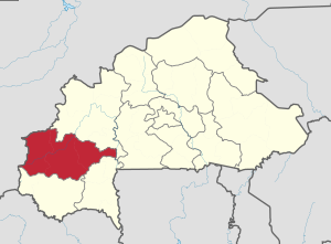 Location in Burkina Faso