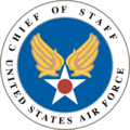 Request: Please redraw as SVG. Taken by: Jovianeye New file: Seal of Chief of Staff of USAF.svg