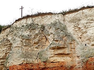 English: Cliff Edge, Hunstanton I thought this...