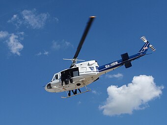 Croatian police helicopter at the 2010 Lučko Air Show