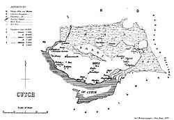 Кач на карте 1878 года