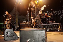 Danko Jones live at the Maquinária festival in São Paulo, Brazil 2009