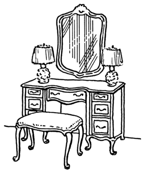 Dressing table (PSF)