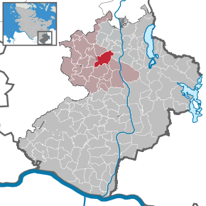 Poziția Duvensee pe harta districtului Herzogtum Lauenburg