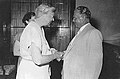 Eleanor Roosevelt and Josip Broz Tito in 1953
