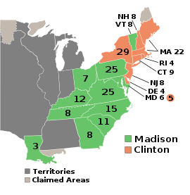 Elecciones presidenciales de Estados Unidos de 1812