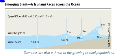 Emerging Giant—A Tsunami Races across the Ocean