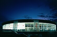 La Madrid Arena la nuit