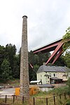 Skorstenen "Féngerlek", som tillhört en tidigare vattenpumpstation.