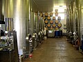 Image 20Stainless steel fermentation vessels and new oak barrels at the Three Choirs Vineyard, Gloucestershire, England (from Winemaking)