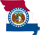 Flag-map of Missouri.svg
