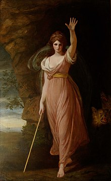 Эмма Харт, леди Гамильтон в роли Цирцеи, 1782 год в поместье Уоддесдон