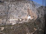 Ostrog kloster i Danilovgrad, Montenegro.