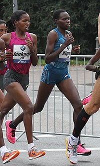 Helah Kiprop vuoden 2014 Frankfurtin maratonilla