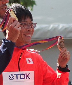 Kai Kobayashi Lontoon MM-kilpailuissa 2017.