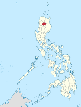 Locatie van Kalinga in de Filipijnen