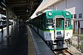 前照灯がLEDになった2803号車（同号車には転落防止幌の痕跡が残っている）