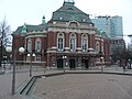 La Laieszhalle sur la Johannes-Brahms-Platz à Hambourg