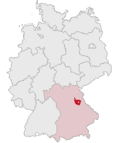 Localização de Amberg-Sulzbach na Alemanha