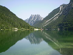 Il lago del Predil e le Cinque Punte