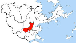 敖江镇在连江县的位置