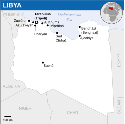 Lokasi Libya