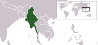 Locatie van Myanma Naingngandaw