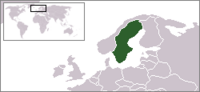 Locatie van Konungariket Sverige