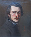 Q921230 zelfportret door Johan Lundbye geboren op 1 september 1818 overleden op 26 april 1848