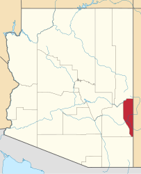 Contea di Greenlee – Mappa