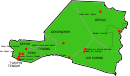 Map of Tampin District, Negeri Sembilan 森美兰州淡边县地图