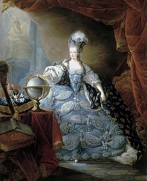 Marie Antoinette, Queen of France, in coronati...