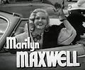 Pienoiskuva sivulle Marilyn Maxwell