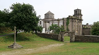 Calvary in front of the abbey