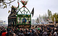 Nakhl gardani in cities and villages of Iran