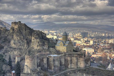 Featured picture candidates FileNarikala fortress Tbilisi Georgiajpg 