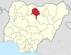 卡諾州在尼日利亞的位置